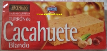 Turron mit Erdnuss 250 gr. MD- weich(blando)